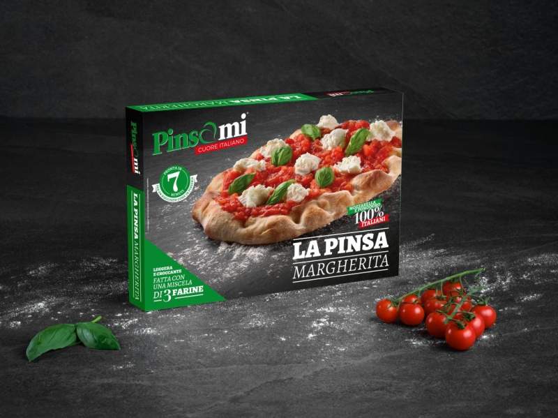 La Pinsa Margherita Premium Fronzen di Pinsami pensata per il foodservice