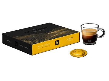 Il packaging del nuovo Brazil Organiz della linea professional Origins di Nespresso