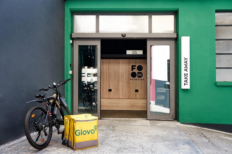 Il nuovo food corner di Glovo a Torino