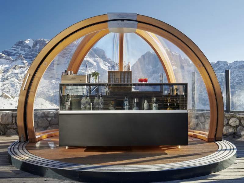Un'installazione di stagione per Cocktail Station Prisma