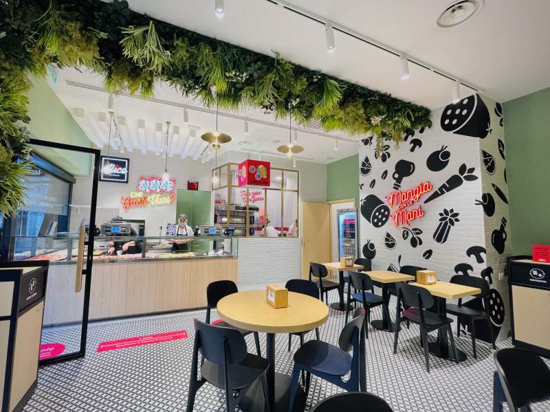 Il nuovo locale Alice Pizza di Torino firmato Blooming Group