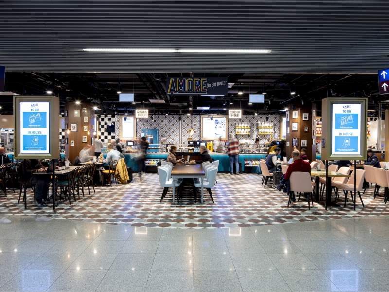 Il nuovo Amore - Do Eat Better di Autogrill all'aeroporto di Düsseldorf Il nuovo Amore - Do Eat Better di Autogrill all'aeroporto di Düsseldorf