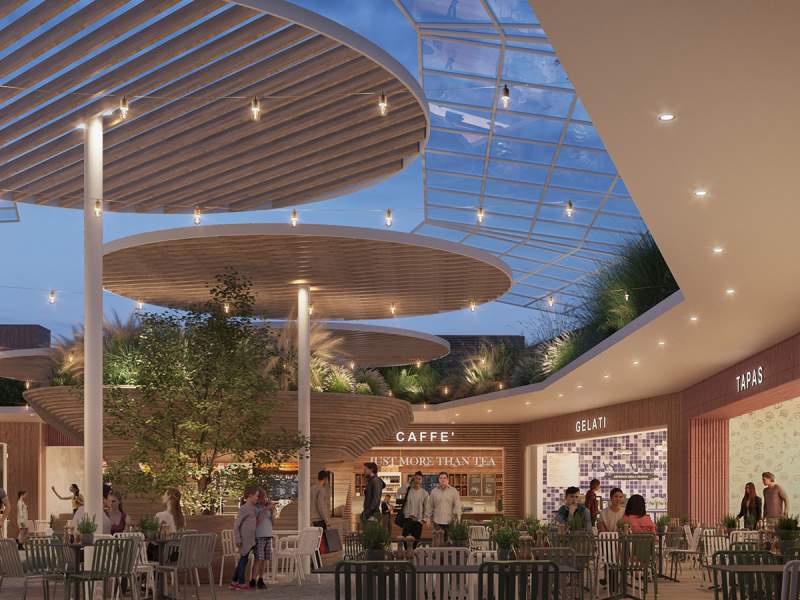 Un rendering del restyling previsto al Centro commerciale Le Vele gestito da Promos Un rendering del restyling previsto al Centro commerciale Le Vele gestito da Promos