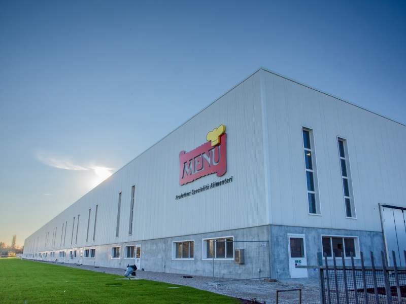 La sede di Menù, azienda specializzata nel foodservice La sede di Menù, azienda specializzata nel foodservice