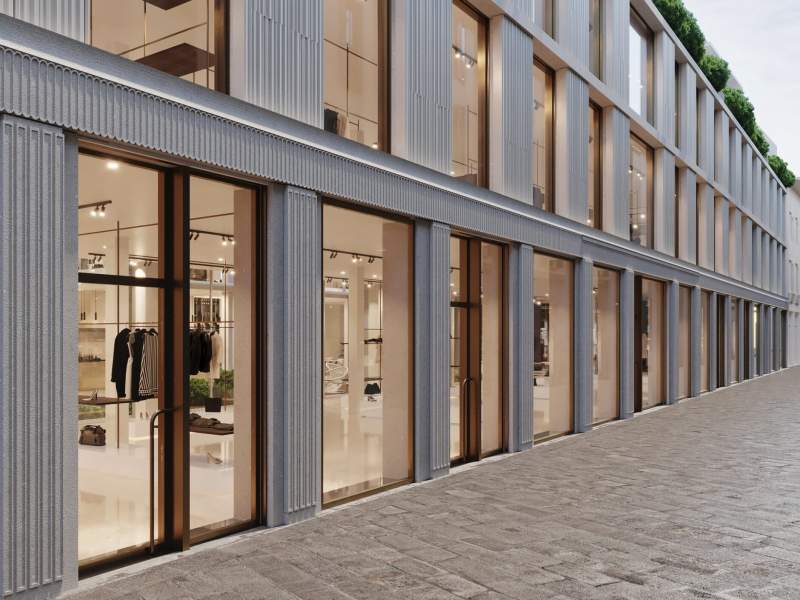 Uno scorcio di Spiga 26, l'immobile gestito da Hines che conclude la locazione con l'ingresso del ristorante Il Baretto