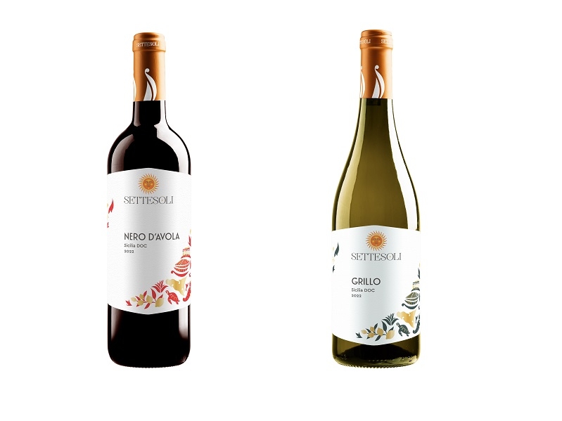 La nuova etichetta dei vini Settesoli La nuova etichetta dei vini Settesoli