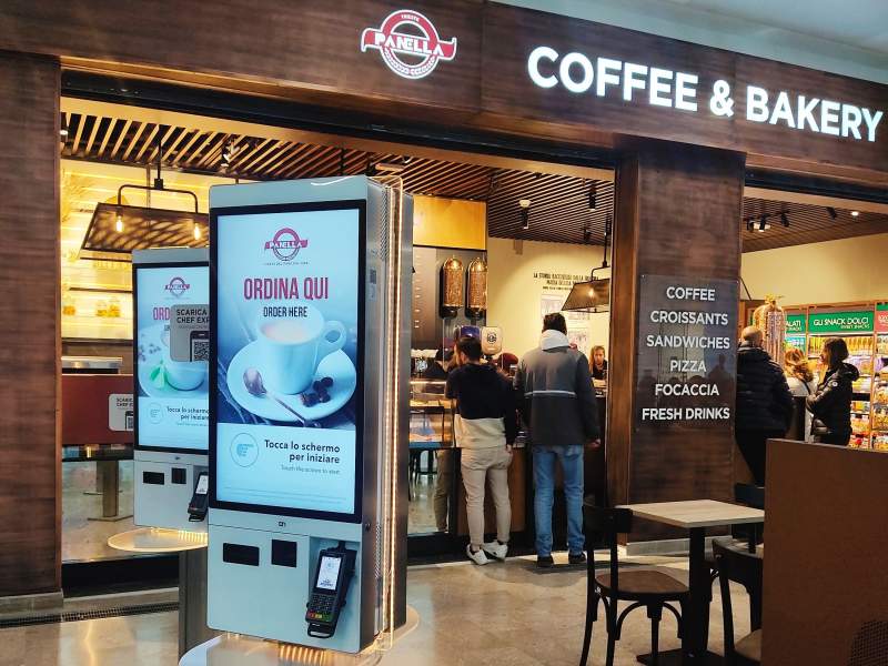 Il nuovo locale Panella nel landside dell'aeroporto di Trieste