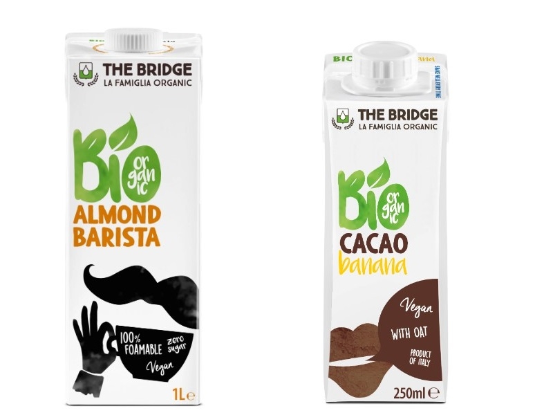 Le due nuove referenze 100% naturali di The Bridge: Barista Mandorla e Cacao-Banana Le due nuove referenze 100% naturali di The Bridge: Barista Mandorla e Cacao-Banana