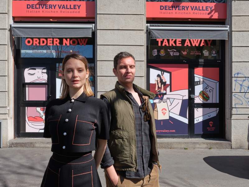 A destra, Maurizio Rosazza Prin, co-founder assieme ad Alida Gotta di Delivery Valley