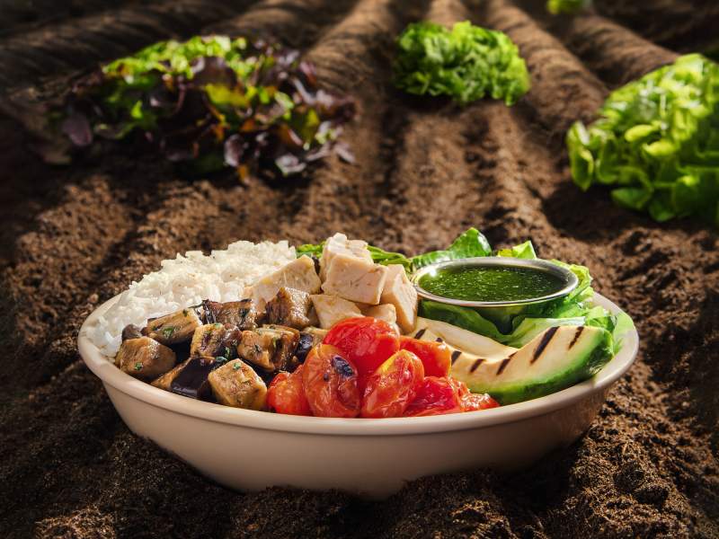 Chicken Twist, una delle sei Green Bowl lanciate da Poke House