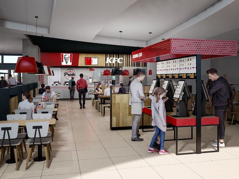 Il nuovo punto vendita KFC all'interno del Centro commerciale Millennium Il nuovo punto vendita KFC all'interno del Centro commerciale Millennium