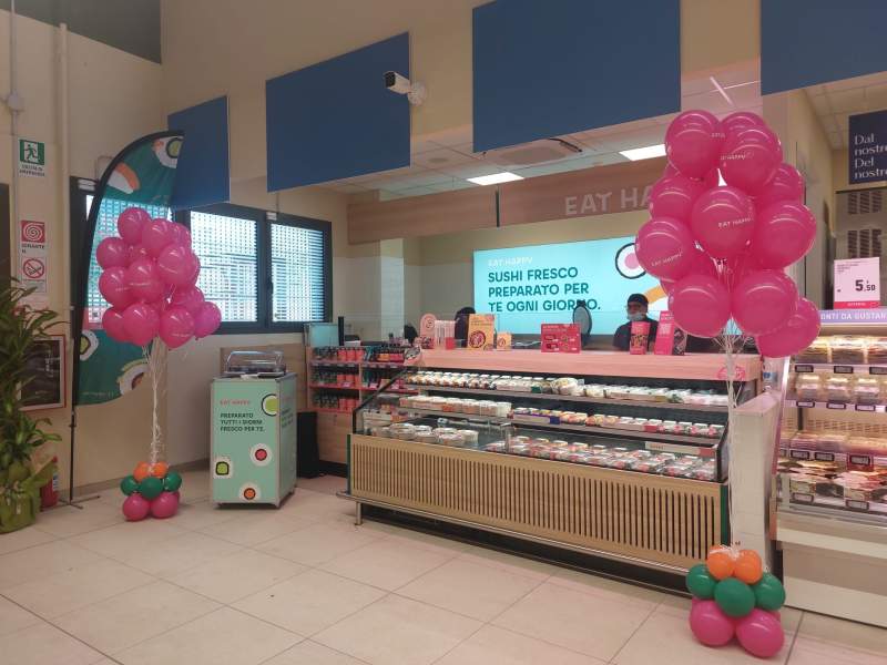 Il nuovo sushi corner di Eat Happy Group a Bologna