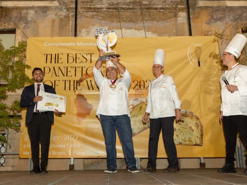 La premiazione del contest Migliore Panettone al Mondo del 2022 di Fipgc