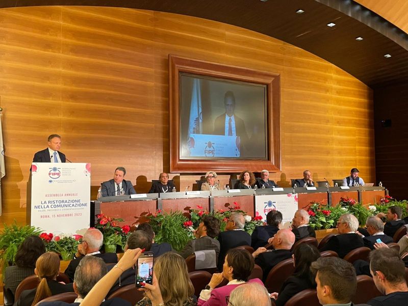 L'intervento del ministro Francesco Lollobrigida all'assemblea annuale di Fipe L'intervento del ministro Francesco Lollobrigida all'assemblea annuale di Fipe
