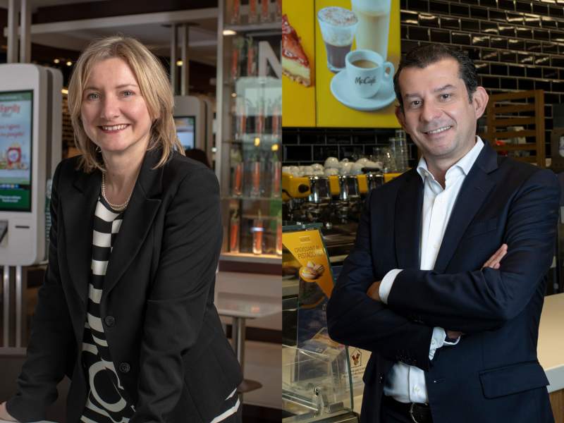 Da sinistra, Giorgia Favaro nuovo ad di McDonad's e Dario Baroni, il suo predecessore Da sinistra, Giorgia Favaro nuovo ad di McDonad's e Dario Baroni, il suo predecessore