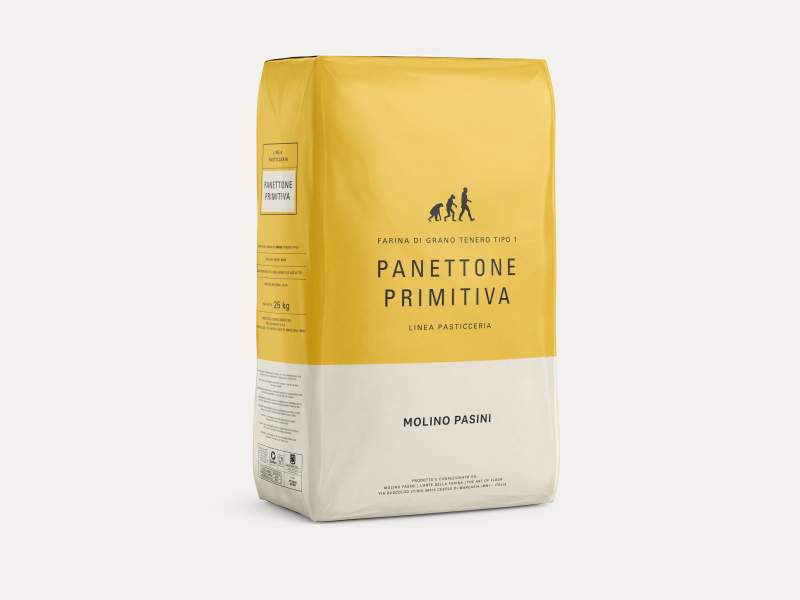 La Farina Panettone Primitiva di Molino Pasini dedicatai ai grandi lievitati