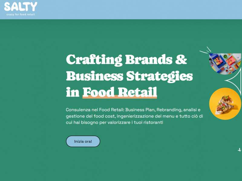 Salty Consulting offre un servizio di consulenza tailor made alle aziende e insegne del food retail Salty Consulting offre un servizio di consulenza tailor made alle aziende e insegne del food retail