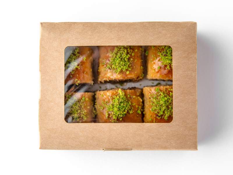 La baklava, uno dei piatti al pistacchio più ordinati su Just Eat