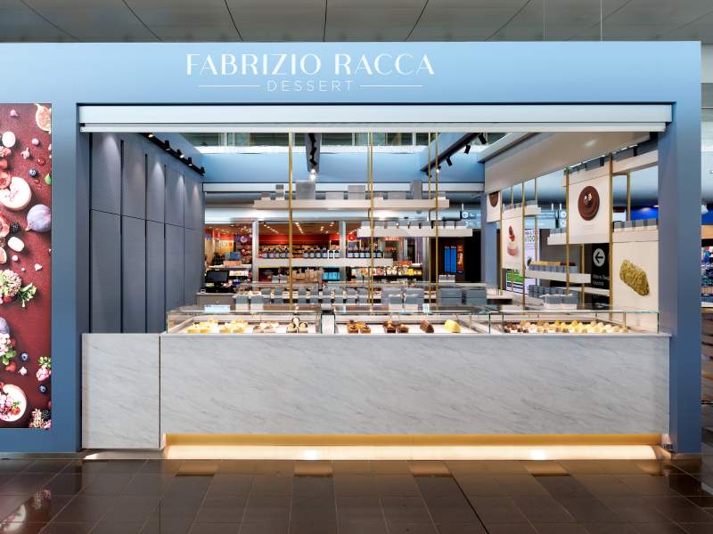 Il temporary store di Fabrizio Racca all'aeroporto di Torino Il temporary store di Fabrizio Racca all'aeroporto di Torino
