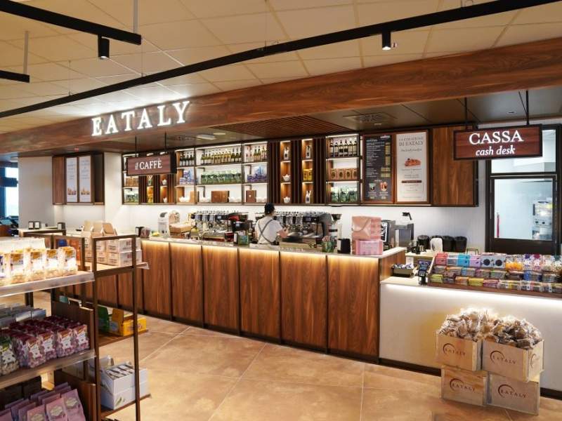 Il nuovo Eataly all'interno dell'area di sosta Autogrill di Dorno (PV)