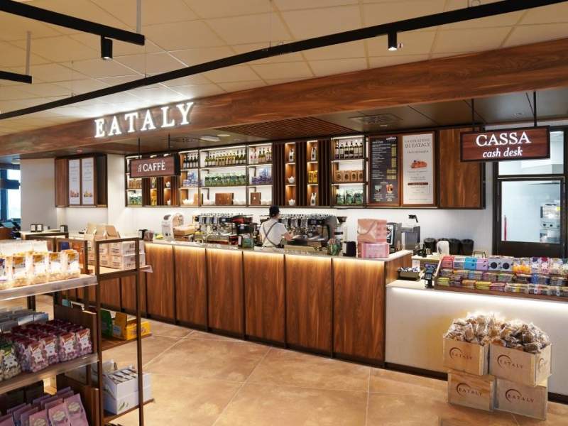 Il nuovo Eataly all'interno dell'area di sosta Autogrill di Dorno (PV)