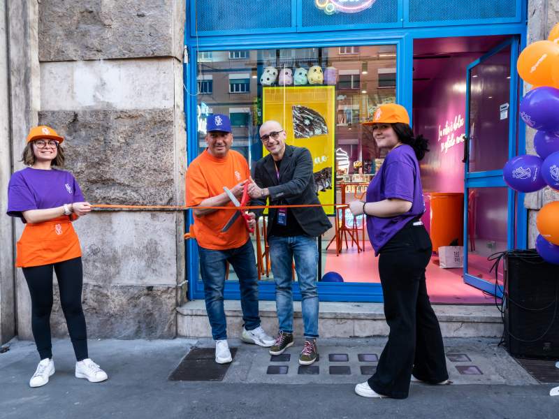 Uno degli ultimi locali La Yogurteria in affiliazione inaugurati da Alberto Langella