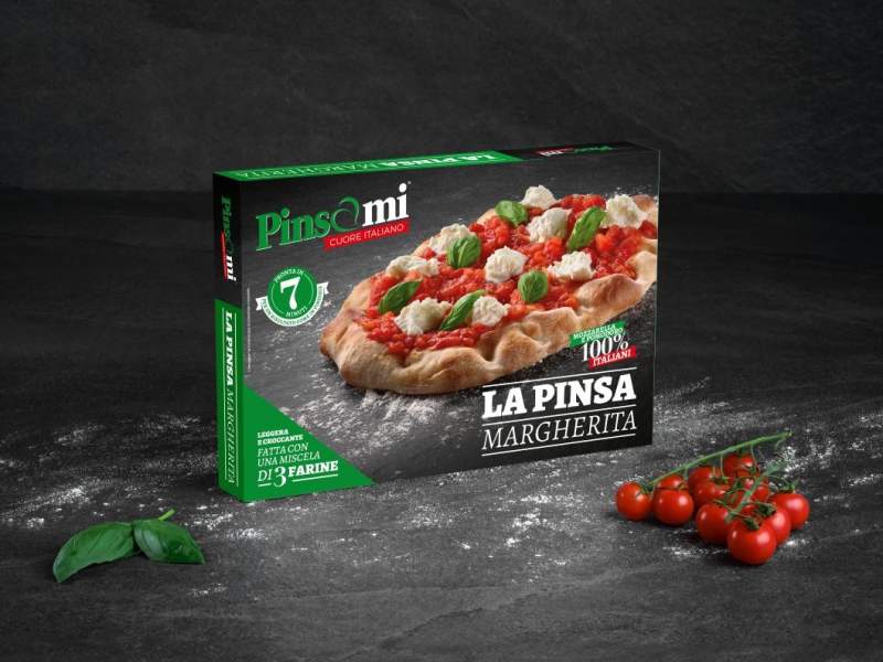 La Pinsa Margherita Premium Fronzen di Pinsami pensata per il foodservice