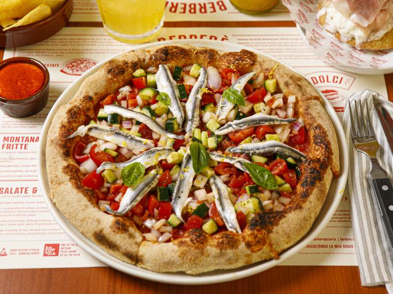La Rimini, nuova pizza estiva fuorimenu da Berberè