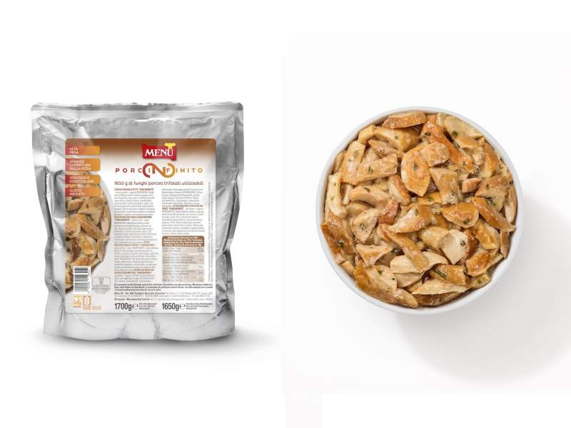 Porcinfinito, la nuova referenza gusto funghi di Menù