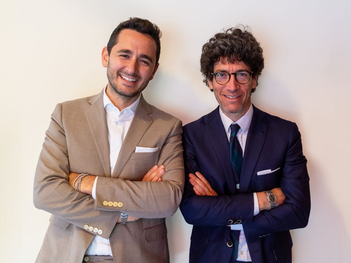 Da sinistra, Nanni Arbellini e Stefano Saturnino, insieme hanno fondato Pizzium e sviluppato Crocca Da sinistra, Nanni Arbellini e Stefano Saturnino, insieme hanno fondato Pizzium e sviluppato Crocca