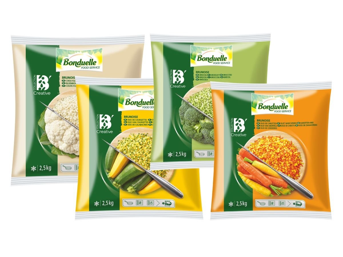 Le 4 referenze della linea Brunoise di Bonduelle Food Service Le 4 referenze della linea Brunoise di Bonduelle Food Service