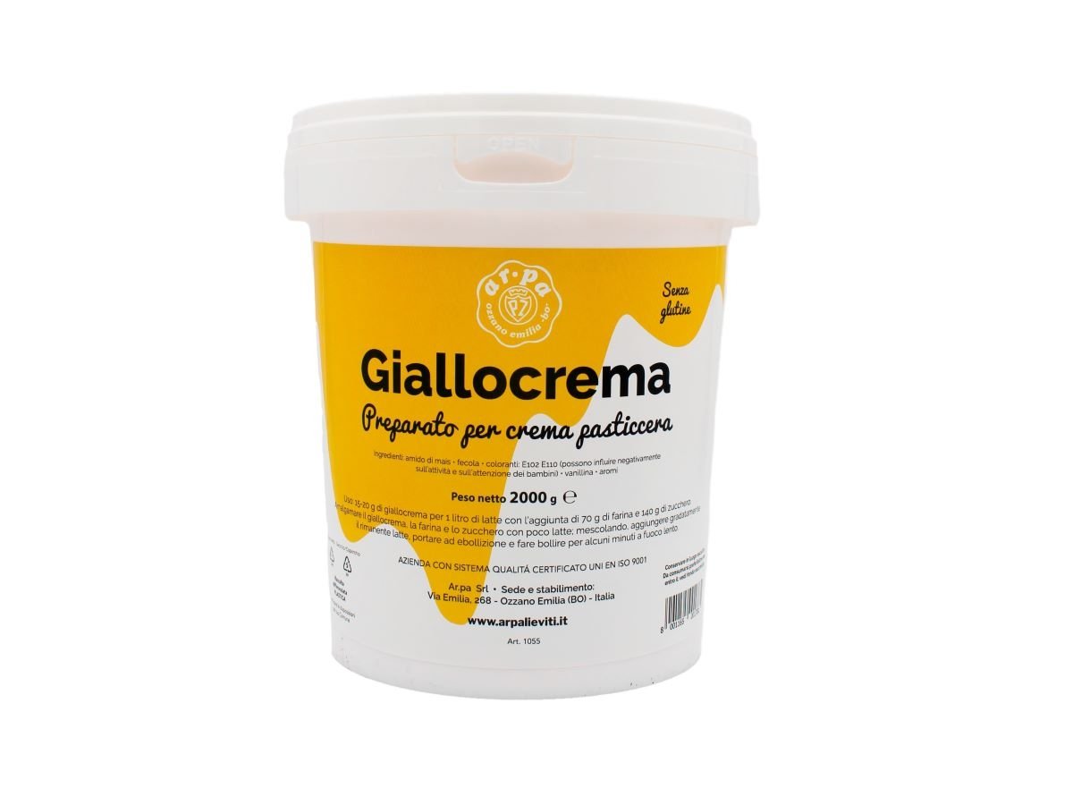 Giallocrema di Ar.pa Lieviti è commercializzato in un pratico secchiello da 2 kg richiudibile e riciclabile Giallocrema di Ar.pa Lieviti è commercializzato in un pratico secchiello da 2 kg richiudibile e riciclabile