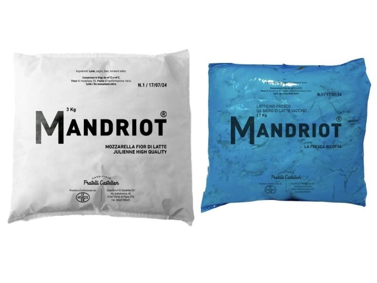 In totale sono tre le referenze Mandriot pensate per il foodservice In totale sono tre le referenze Mandriot pensate per il foodservice