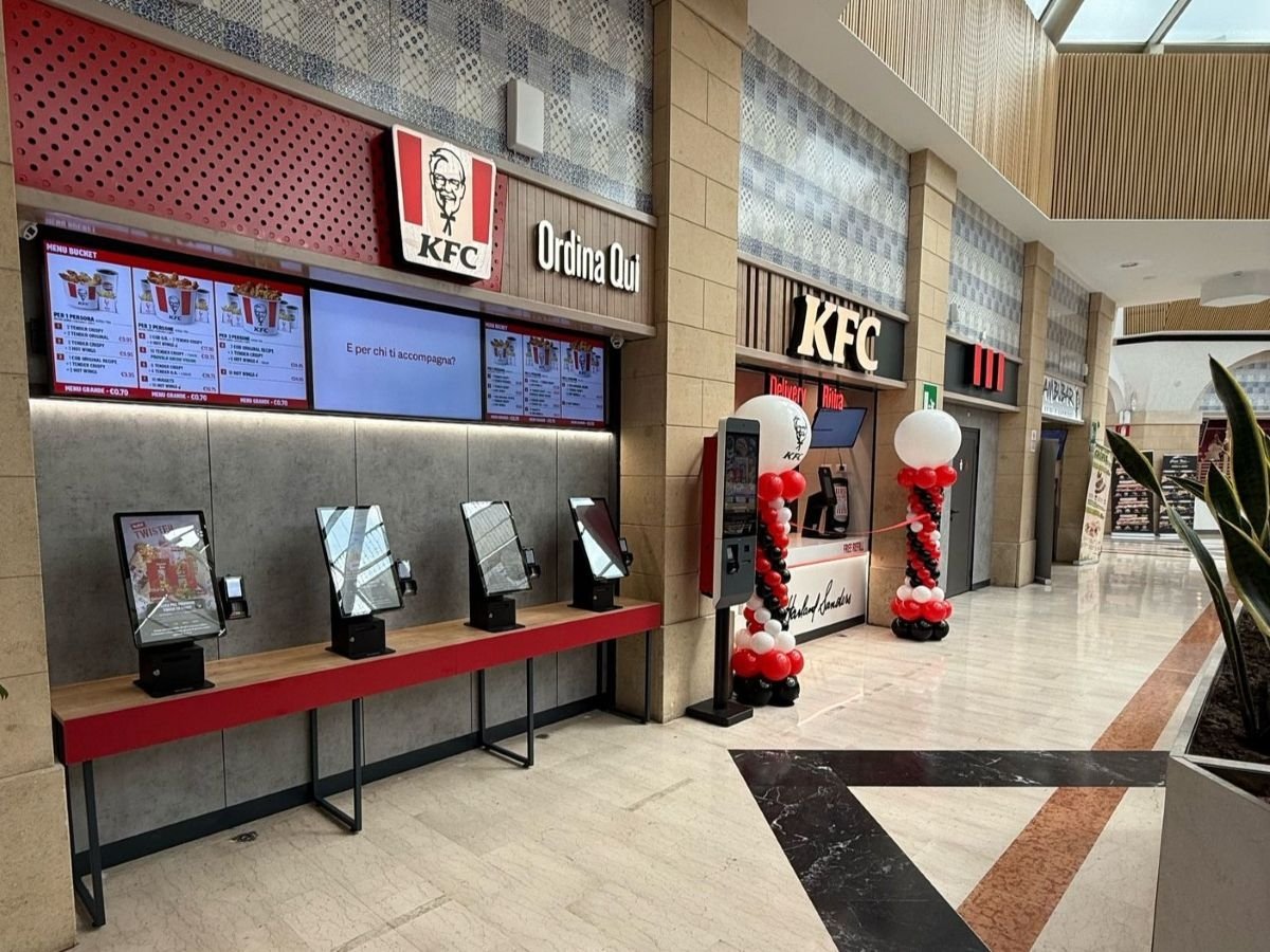 Il nuovo punto vendita KFC a Taranto all'interno del Centro commerciale Porte dello Ionio