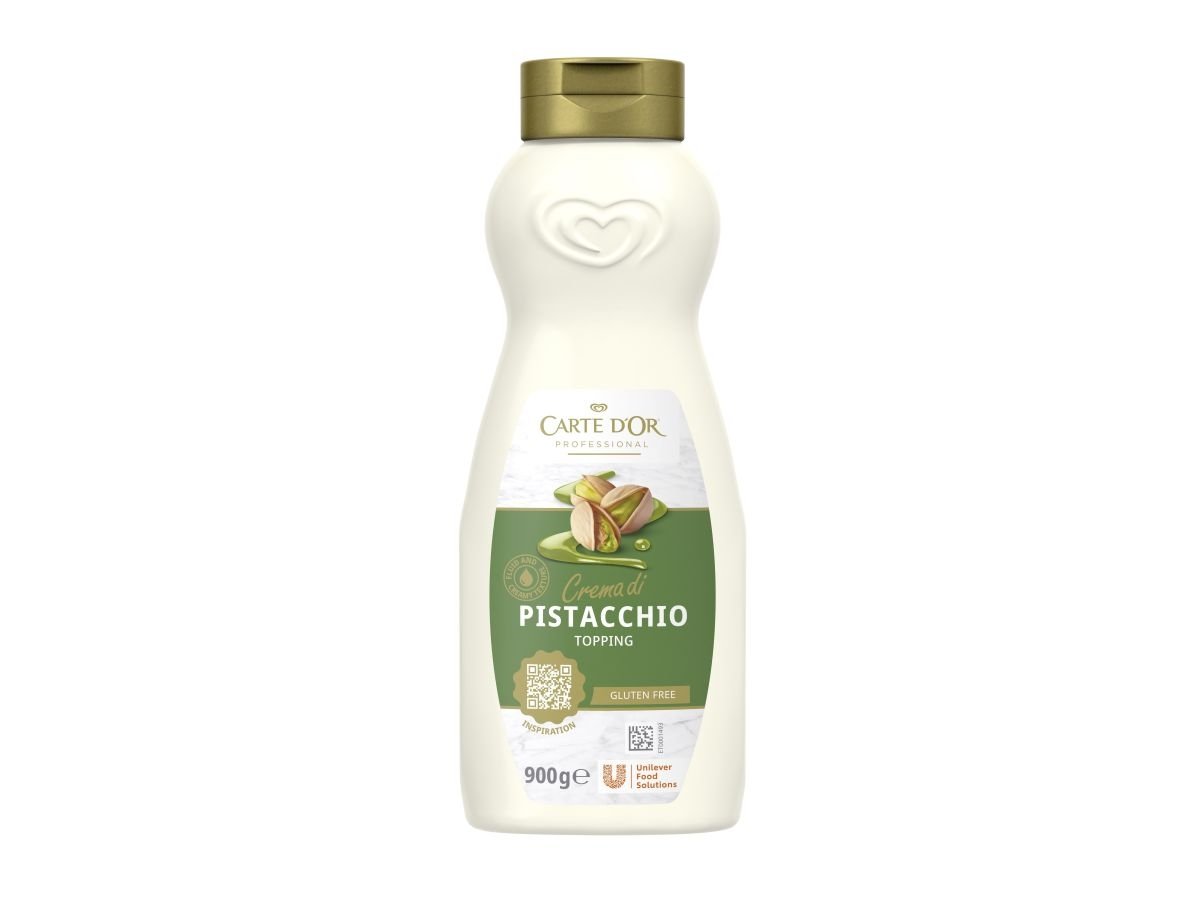 Il nuovo Topping Crema di Pistacchio di Carte D'Or Professional Il nuovo Topping Crema di Pistacchio di Carte D'Or Professional