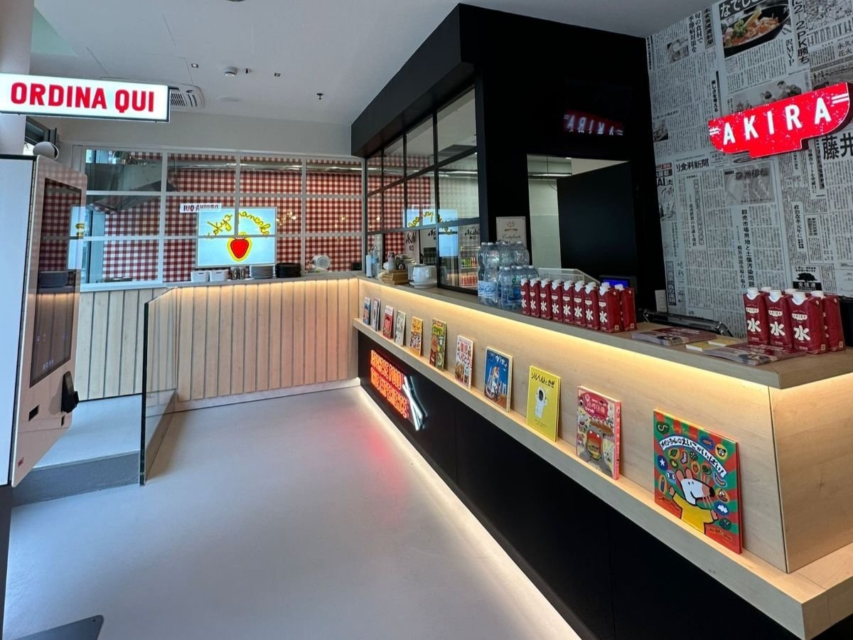 Il bacone principale di Ramen Bar Akira a Torino