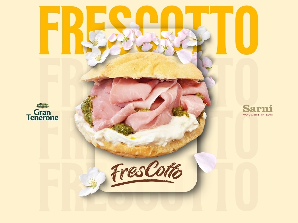 Il Frescotto, nuovo panino nato dalla collaborazione fra Sarni Ristorazione e Gran Terre