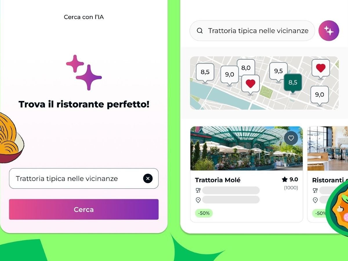 L'interfaccia della ricerca basta su IA introdotta da TheFork L'interfaccia della ricerca basta su IA introdotta da TheFork