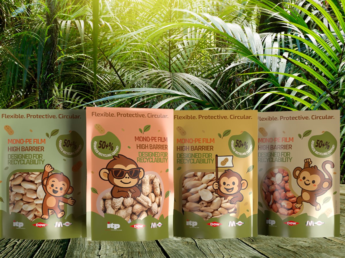 Il rendering della pouch sostenibile realizzata da Dow, Macchi e ITP Il rendering della pouch sostenibile realizzata da Dow, Macchi e ITP