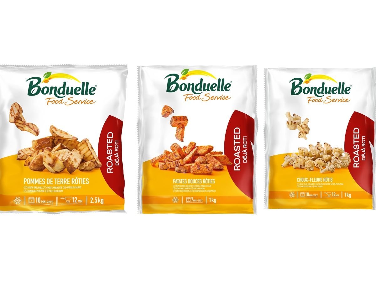 Le tre referenze della linea Le Arrostite di Bonduelle Food Service