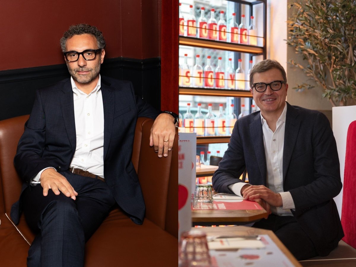 Da sinistra, Alessandro Lazzaroni e Nicola Saraceno alla guida di Rossopomodoro