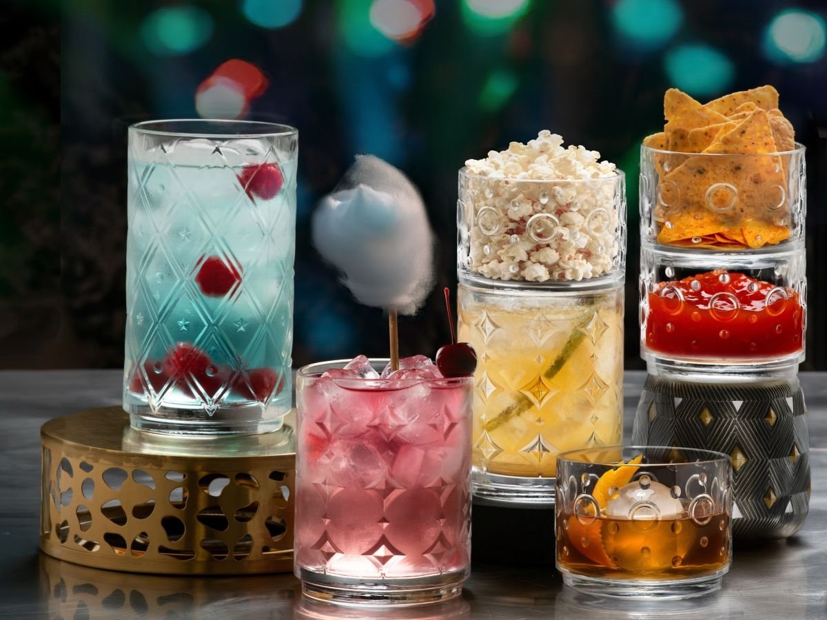 I bicchieri della linea Circus di RCR Cristalleria