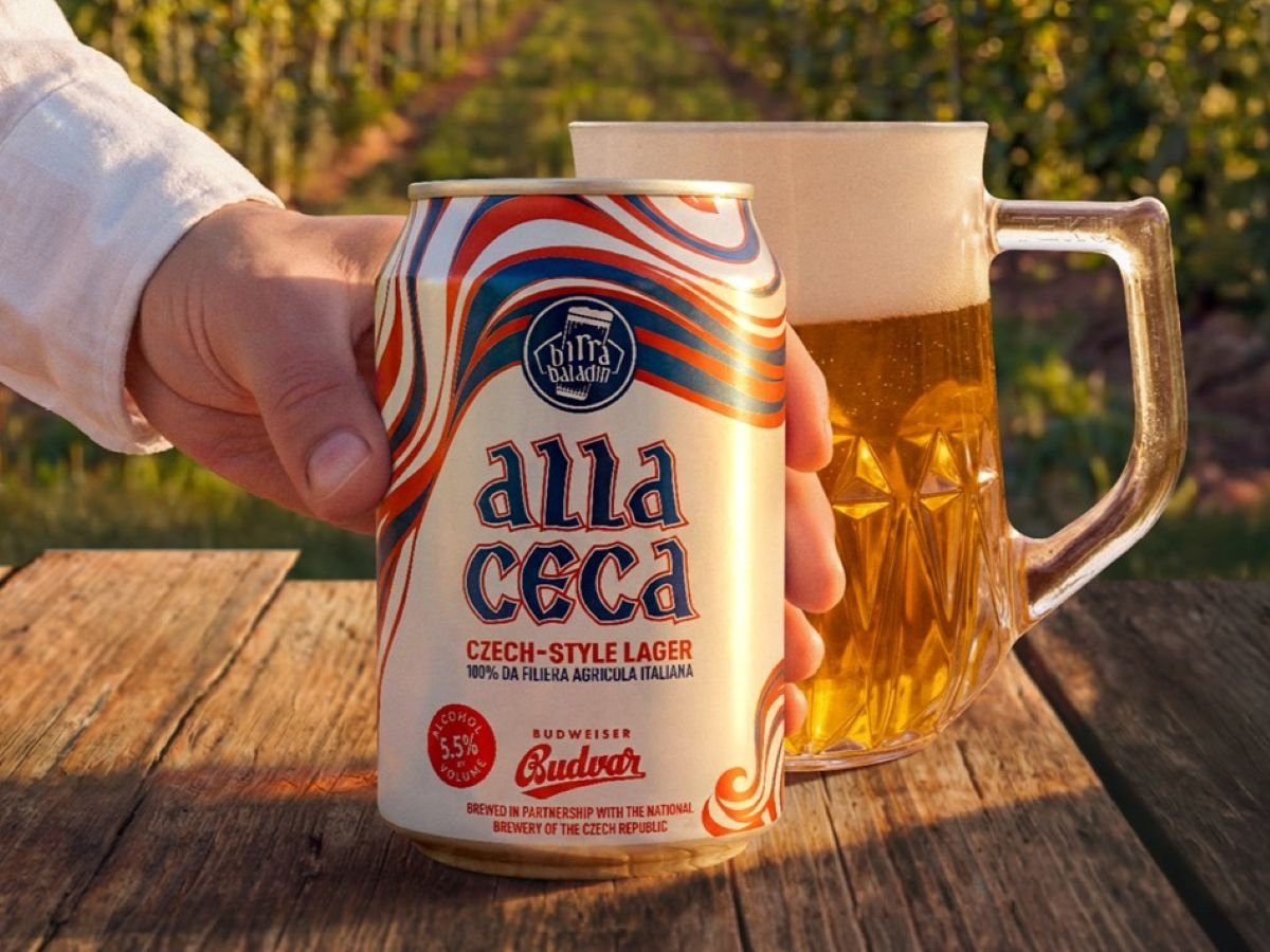 La lager Baladin Alla Ceca nata dalla collaborazione con Budweiser Budvar