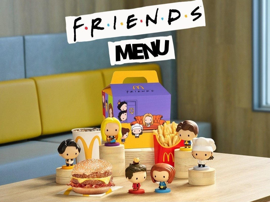 Il menu di McDonald's ispirato alla serie TV Friends