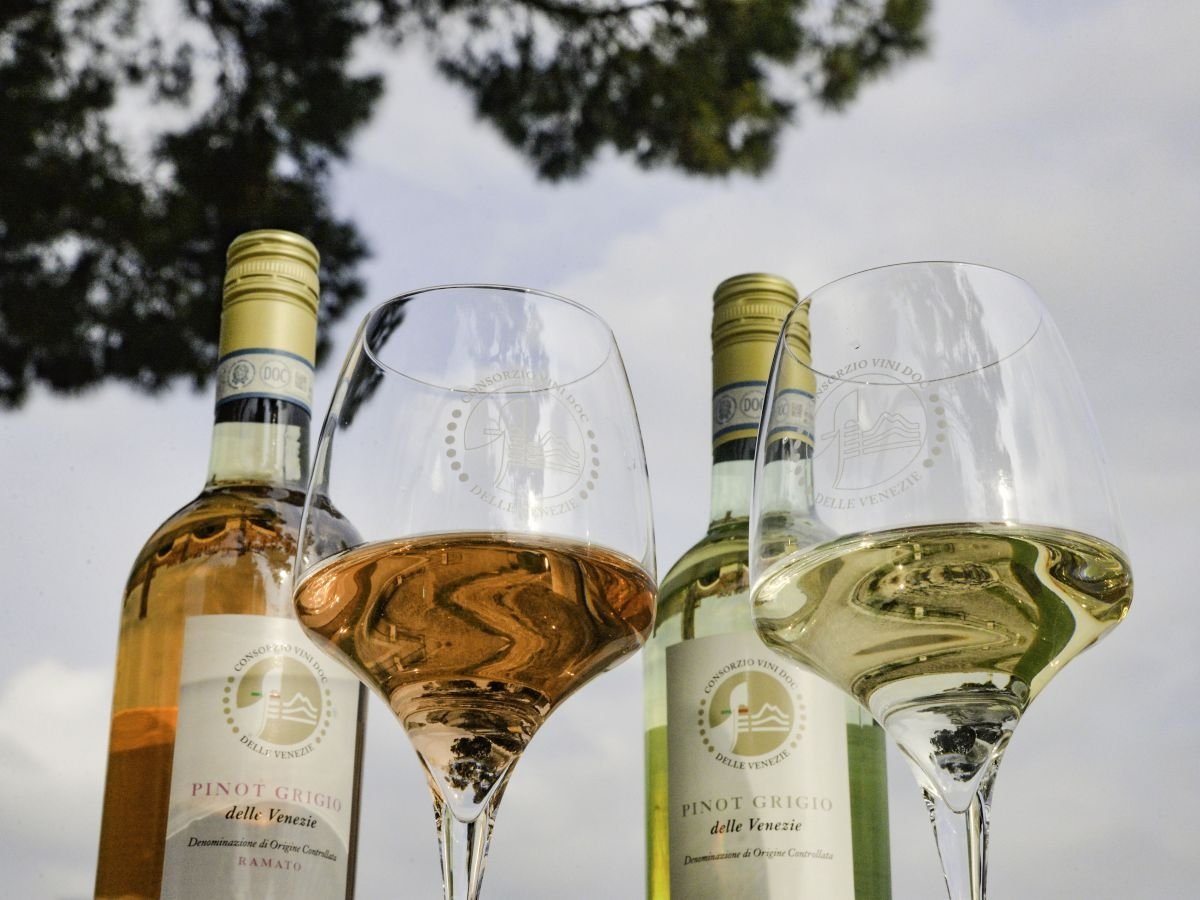 Il Pinot Grigio Doc Delle Venezie è il primo vino bianco fermo italiano per export