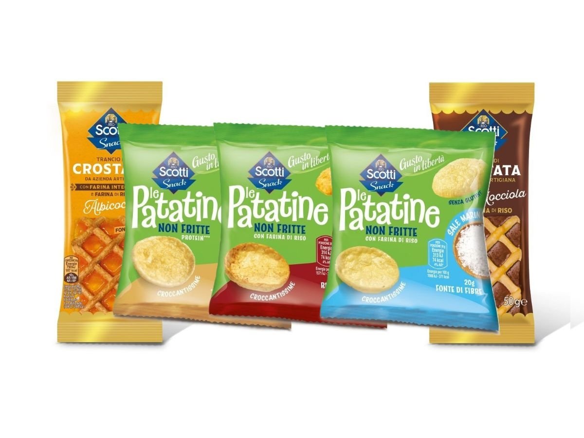 I nuovi prodotti di Riso Scotti Snack per il canale vending e bar