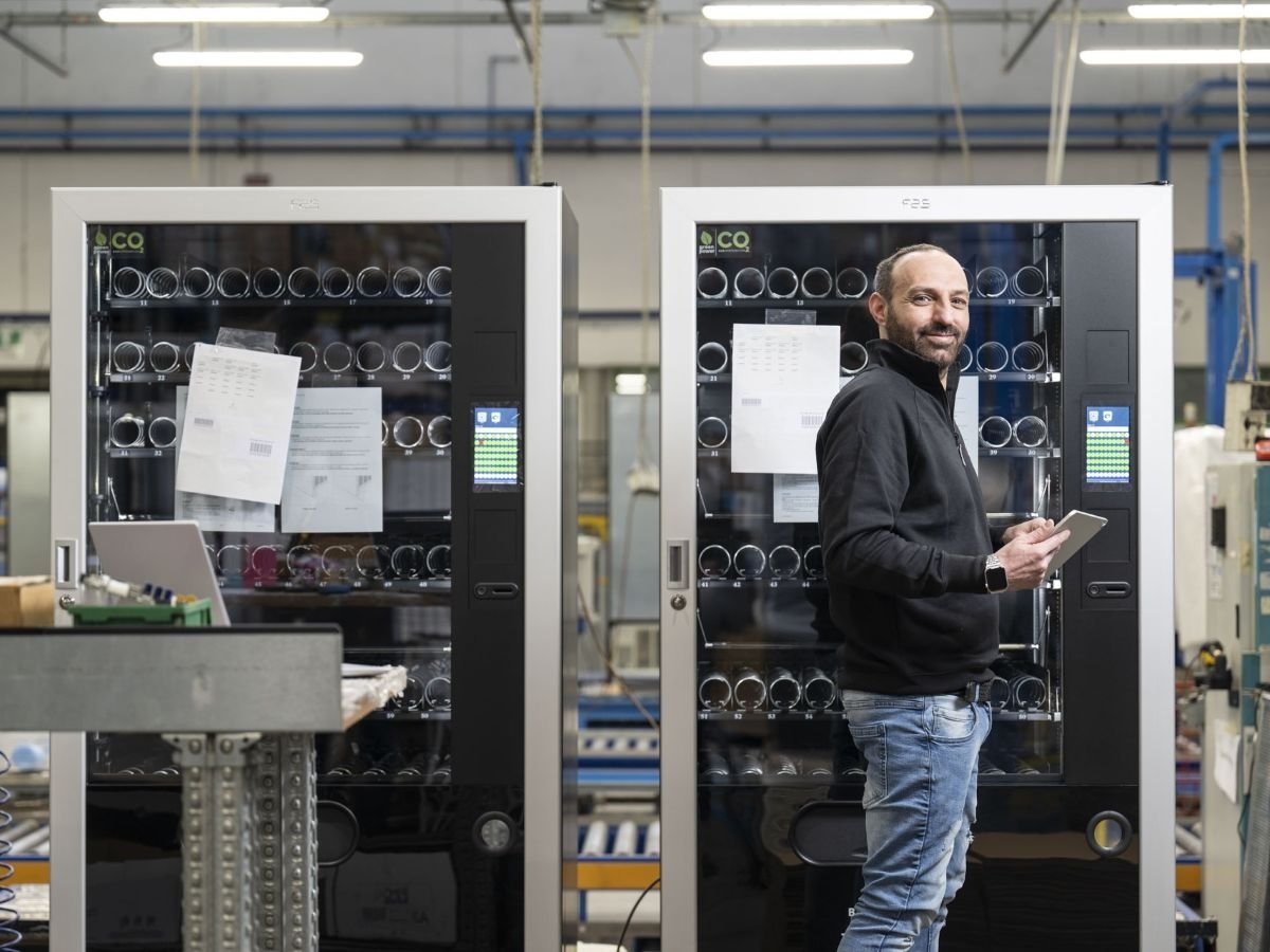 Alcune macchine vending di Fas International