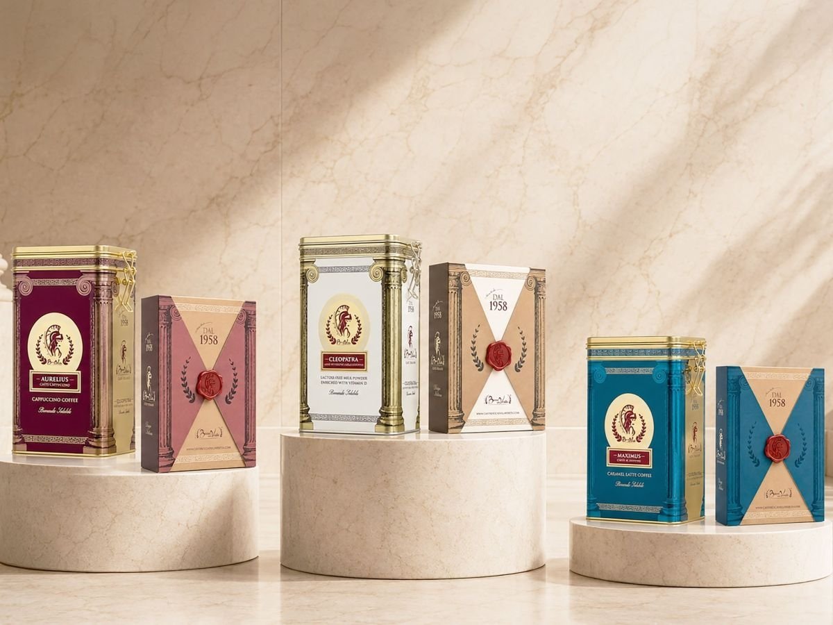 Le tre referenze di bevande solubili di Caffè Bocca della Verità