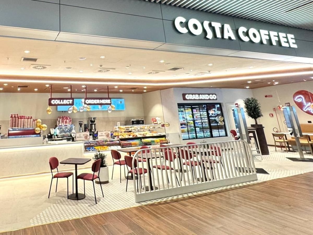 Il nuovo punto vendita airside di Costa Coffee all'Aeroporto di Venezia