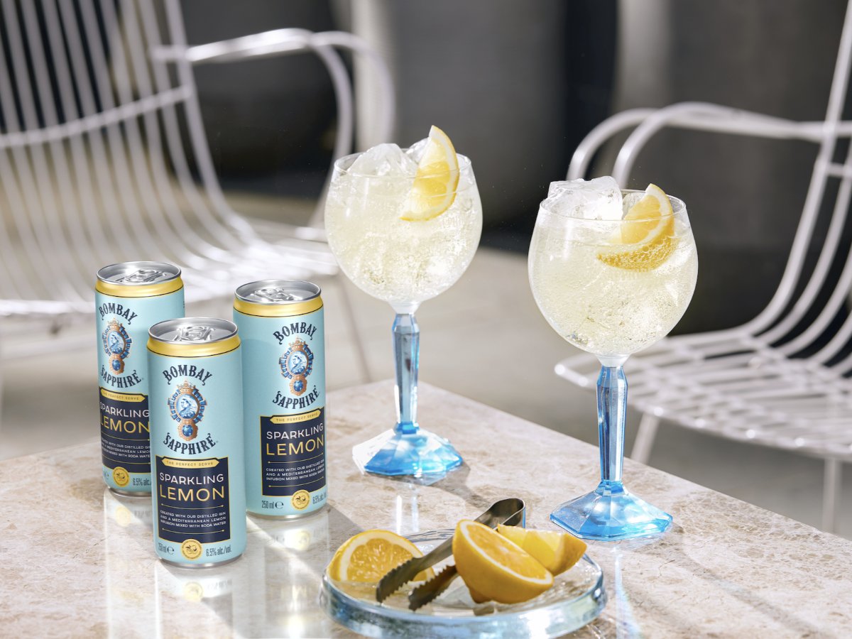 La nuova referenza ready-to-drink di Bombay Sapphire con limoni mediterranei
